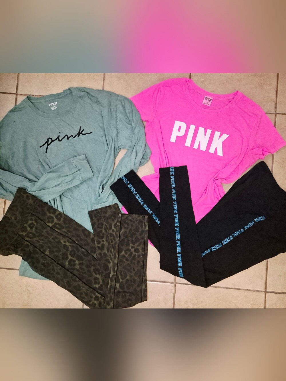 Pink Bundle Good Conditions Size Large